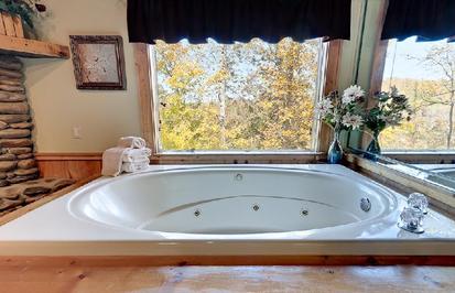 #Gatlinburgcabins, #Pigeonforgecabins, Cabin Jacuzzi  photo